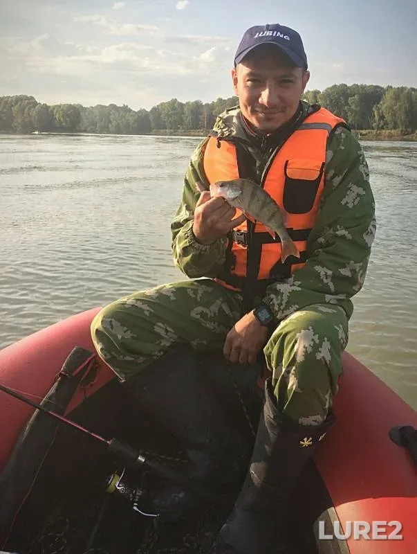 Perch — protoka Markovskaya (Bystrushka), Sep 04, 2019