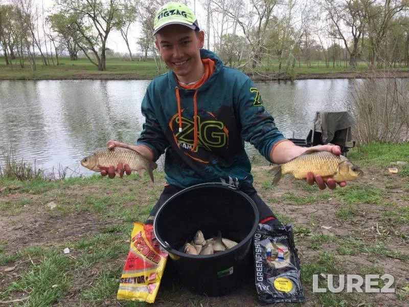 Crucian carp — Tyoplyy kanal, Apr 19, 2018