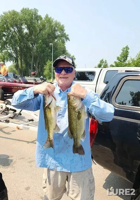 Largemouth bass — Lake Mendota, Jun 26, 2018