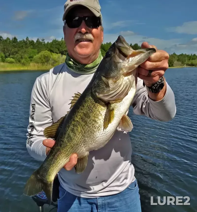 Largemouth bass — Aspetuck River, Jun 30, 2018