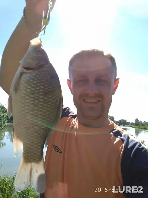 Crucian carp — Barskiye prudy, Jun 29, 2018