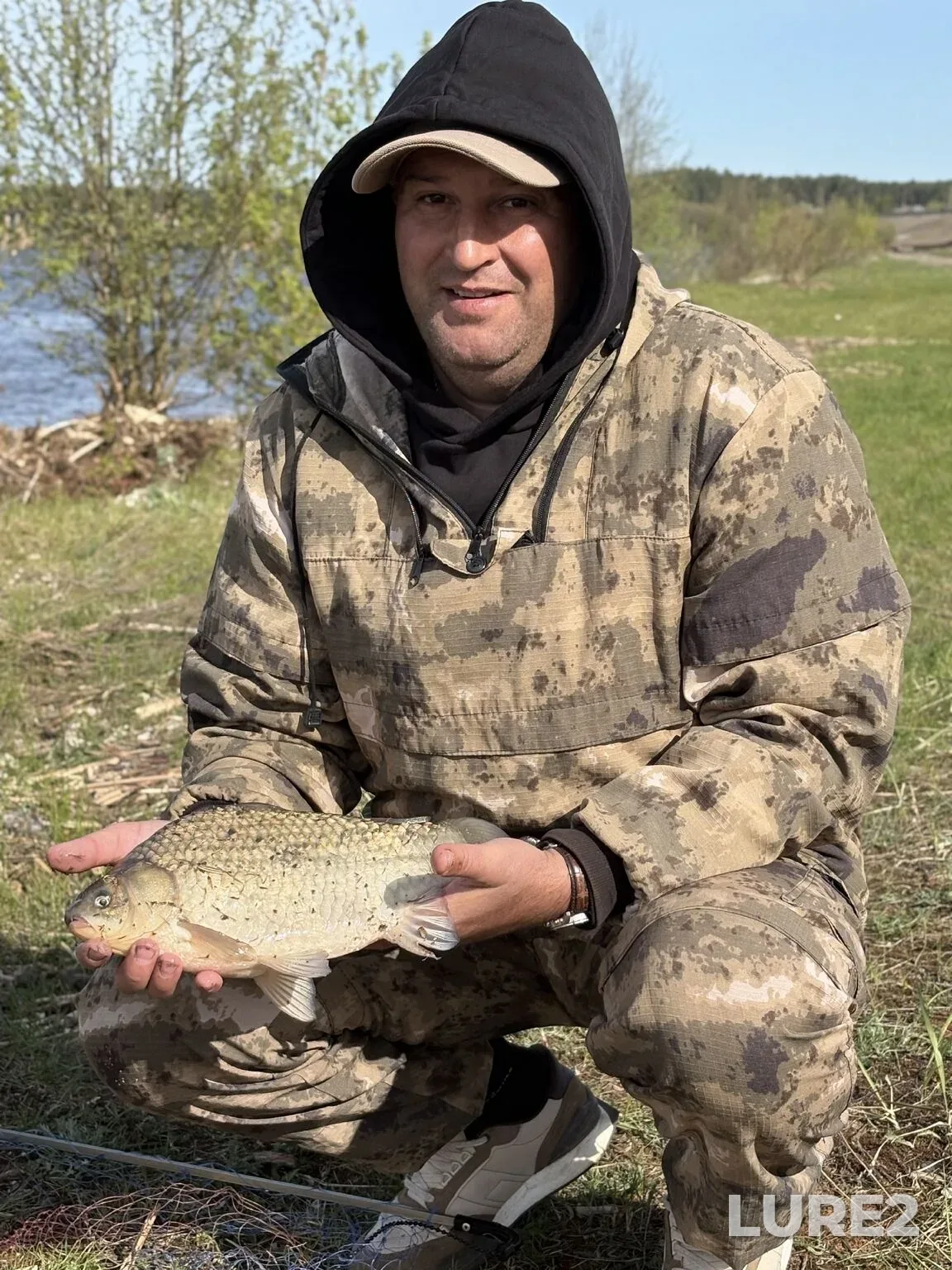 Crucian carp — Cheboksarskoye, May 12, 3:14 AM