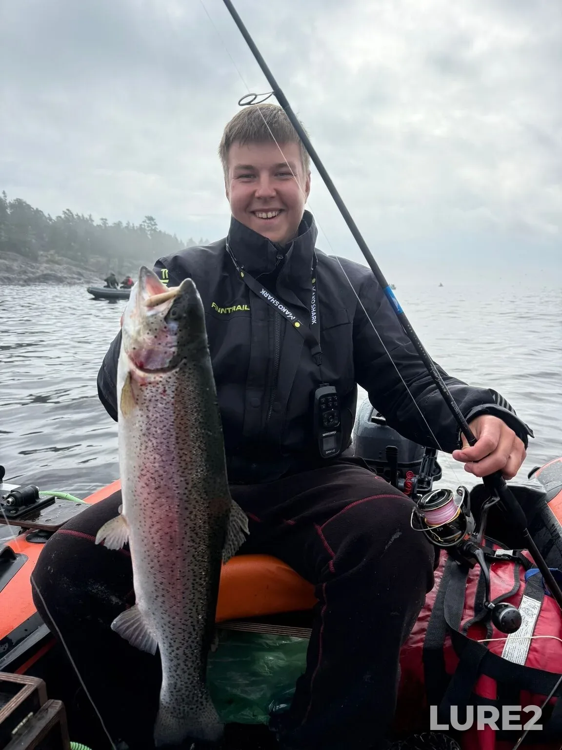 Rainbow trout — zaliv Muralakhti, Aug 22, 10:40 PM