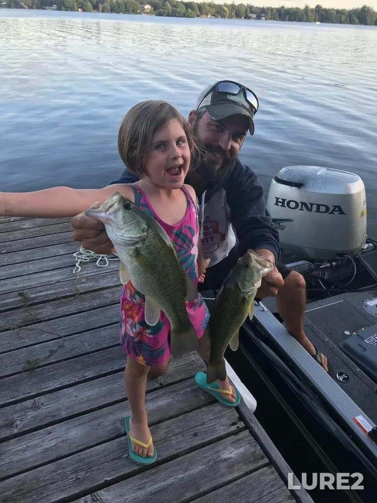 Largemouth bass — Chemong Lake, Aug 23, 2019, 7:14 PM